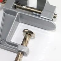 Mini Table Bench Vise 35mm Aluminum Alloy Multi-functional Bench Vise Table Screw Vise for DIY Craft Mold Fixed Repair Tool 2