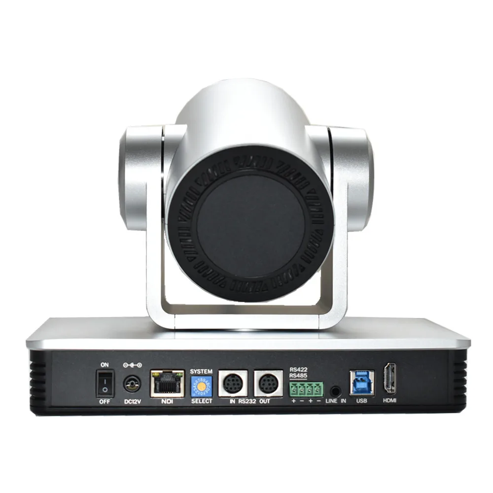 AV 4k FUHD NDI PTZ 온라인 클래스 회의 교회 12X 화상 회의 카메라, 스카이프 줌과 호환 가능