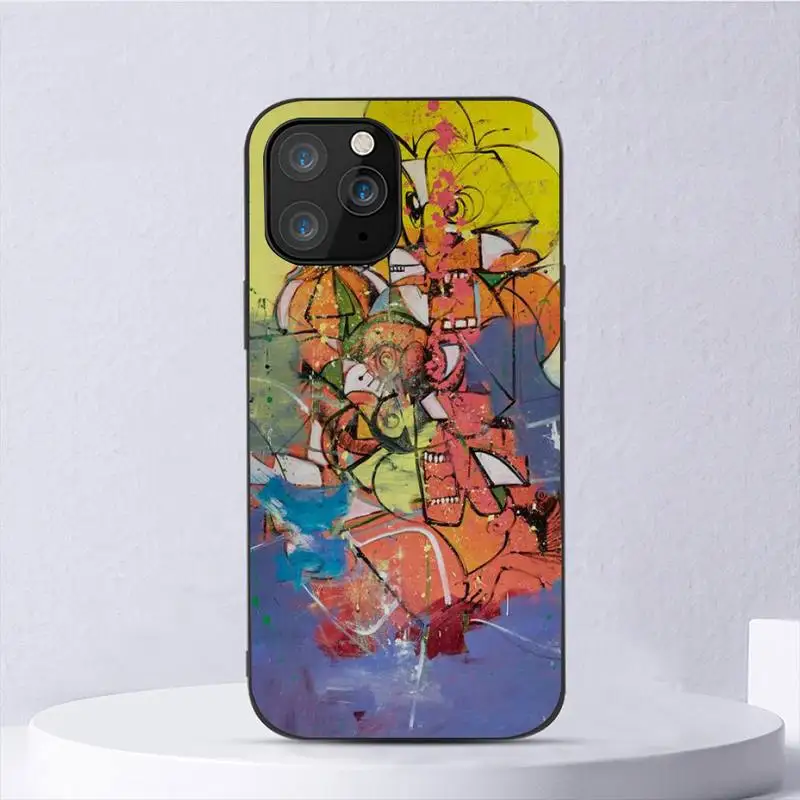 George Condo Art Phone Case For iPhone 11 12 Mini 13 14 Pro XS Max X 8 7 6s  Plus 5 SE XR Transparent Shell - AliExpress