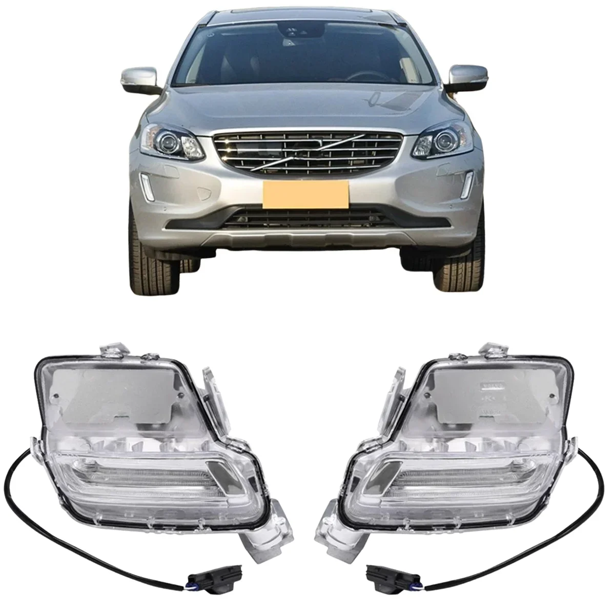 31364330 31364331 31420393 31420394 31353288 Car Daytime Running Lights ...