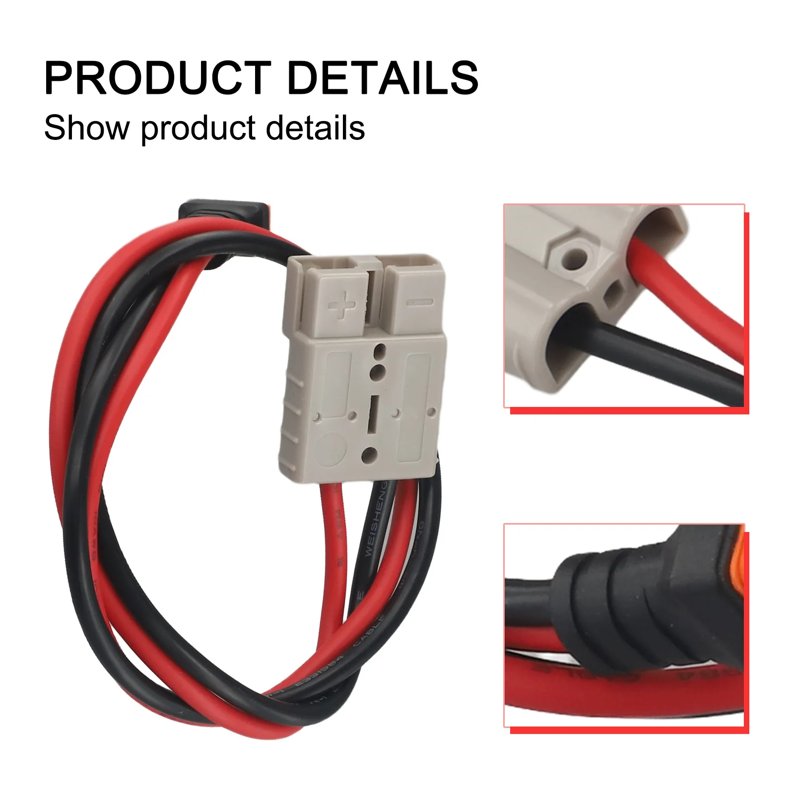 50A 10AWG Adapter Cable Portable Power Station For Anderson To Connector Practical Tools Accessories High Quality