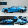 Scale 1/32 Camaro Toys Model Car Alloy Metal Diecast With 4 Door Opened Sound Light Pull Back Vehicle for Boy Gift Collection 5