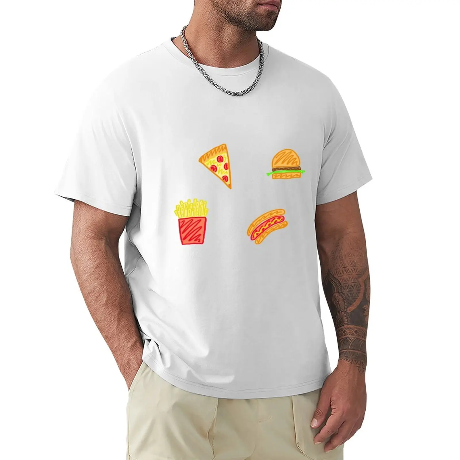 

Junk Food T-Shirt plain blacks Men's cotton t-shirt