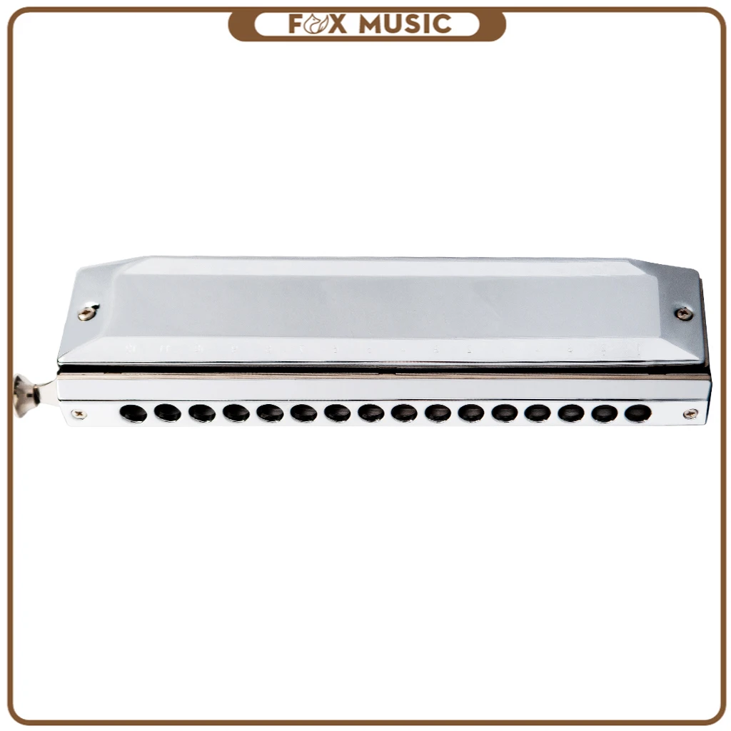 について Swan， 16 Holes 64 Sounds， Chromatic Harmonica， Key of C， Goldenplated， laser etching