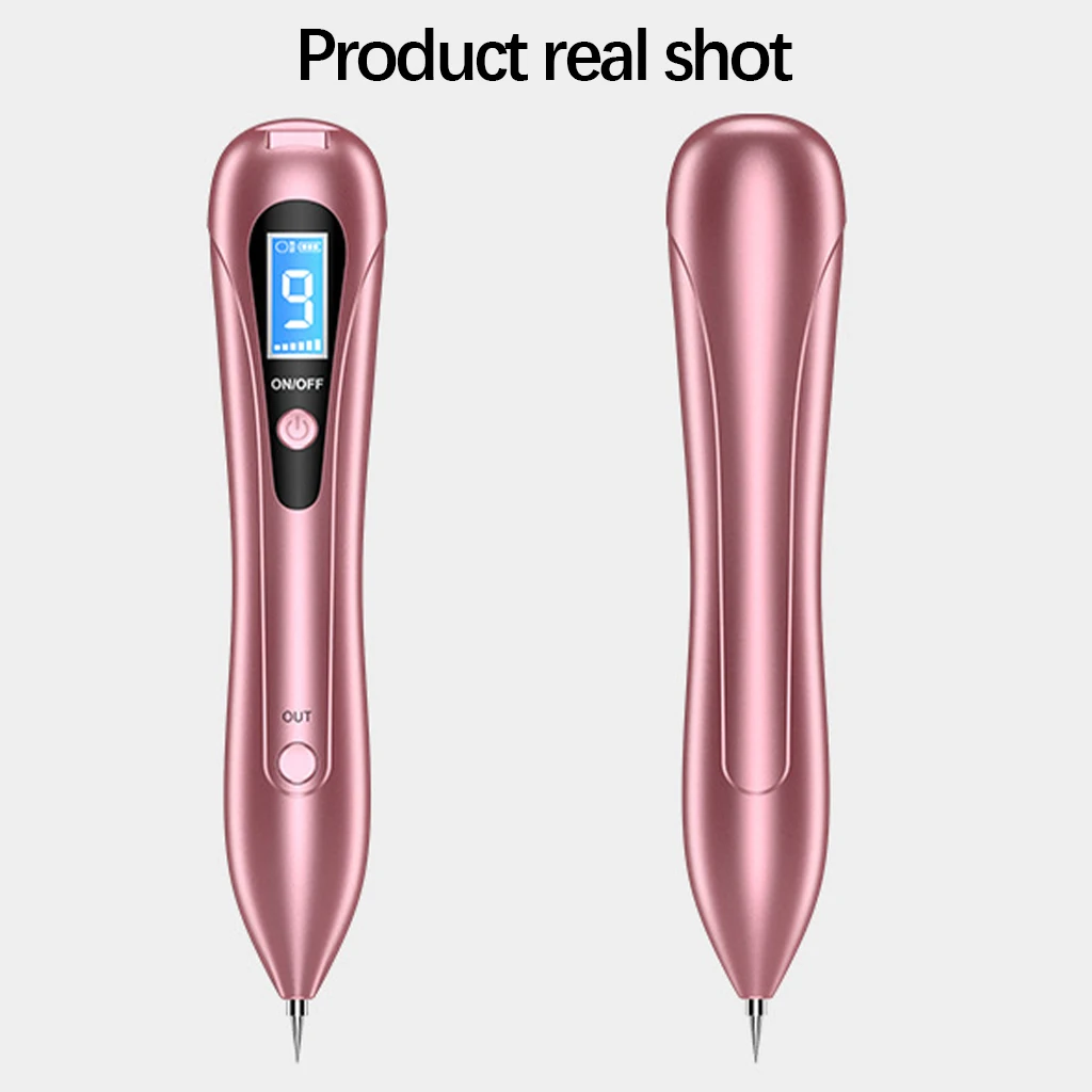 9 Gears Mole Remover Pen Dark Spot Remover Display Lcd Strumento Di Bellezza Lentiggini Wart Tattoo Per Le Donne Penna Portatile Per La Rimozione Dell