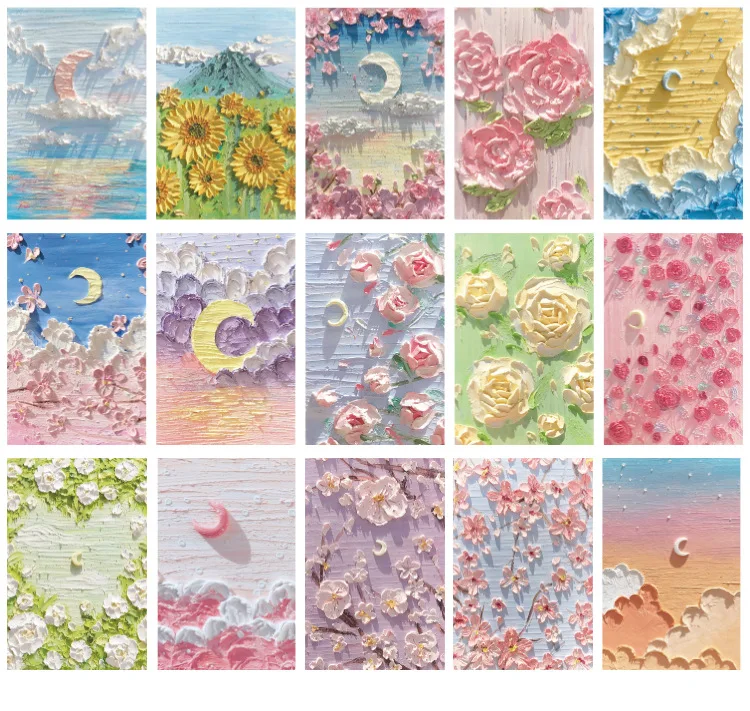 30-teiliges Set wunderschöner malerischer Postkarten, wunderschöne Landschafts- und Naturansichten, ideal zum Versenden von Wünschen und Dekorieren – Detail 5
