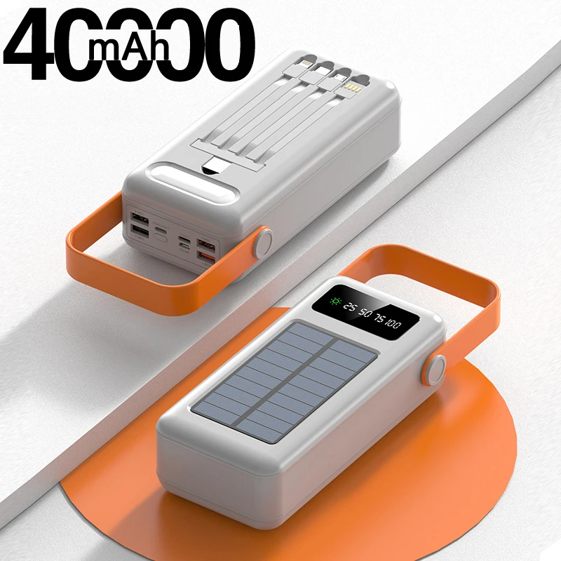 Solar Power Bank 50000mAh, chargeur de téléphone Senegal