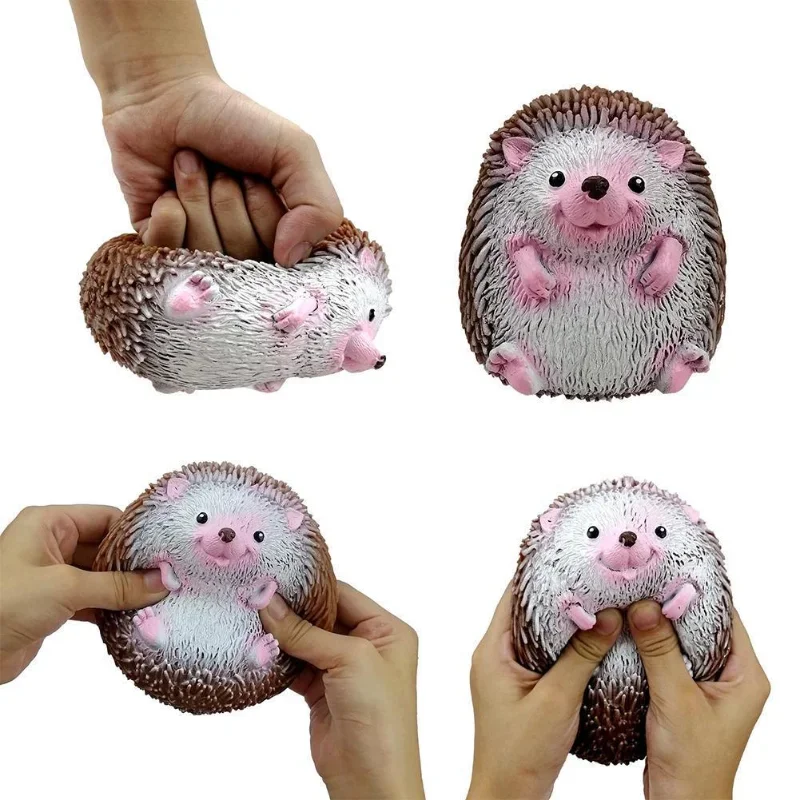 

Cartoon Hedgehog Decompression Toys Anti Stress Fidget Toy Squeeze Toys for Adult Kids Stress Reliever Fun Birthday Gifts