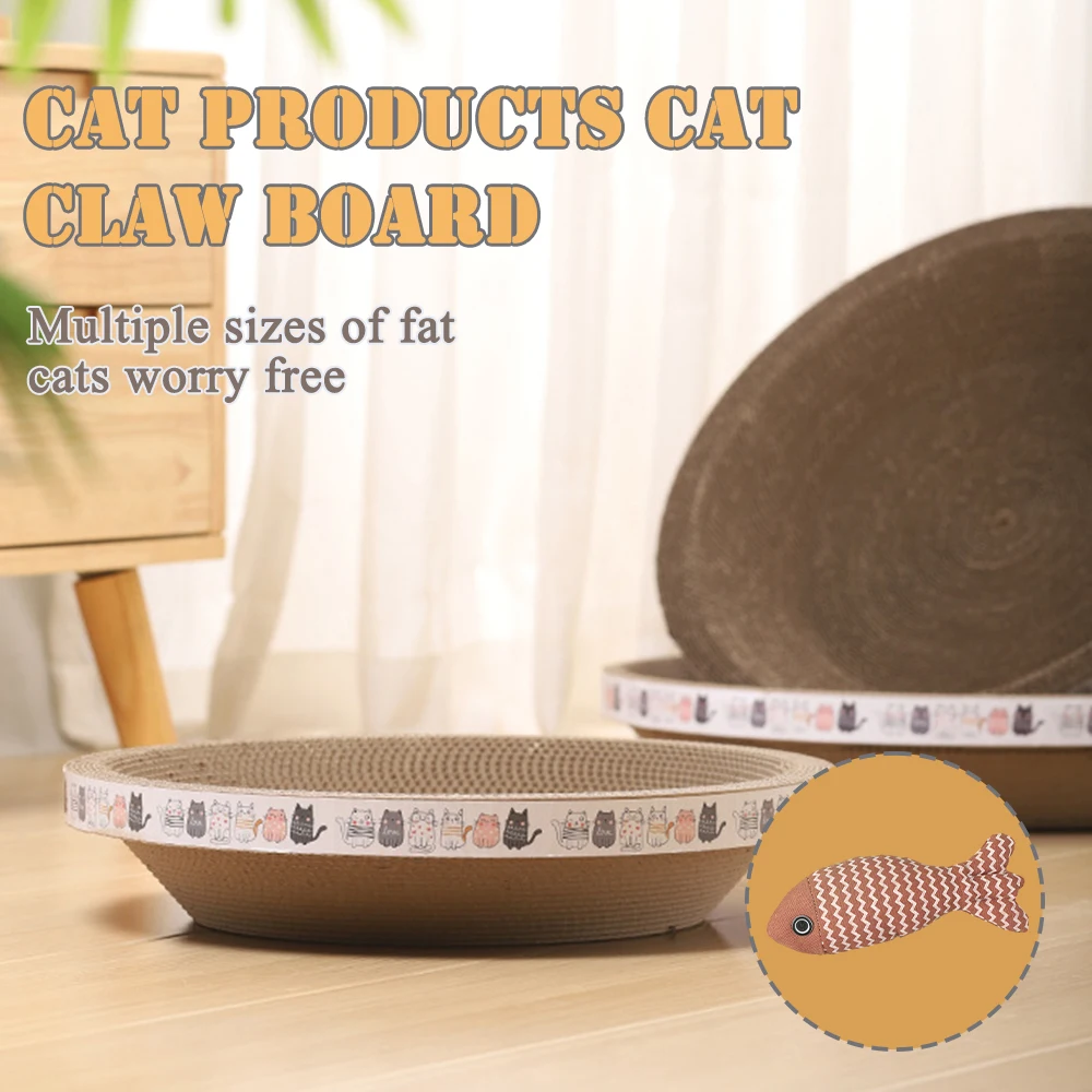 Title 6, Cat Scratcher Bed Board Scrapers With Fish Toy ...
