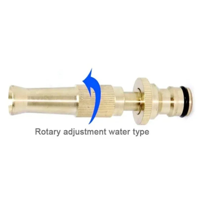 1Pc Household Brass Water Gun Spray Nozzle Adjustable High Pressure Garden Hose Spray Connector 4