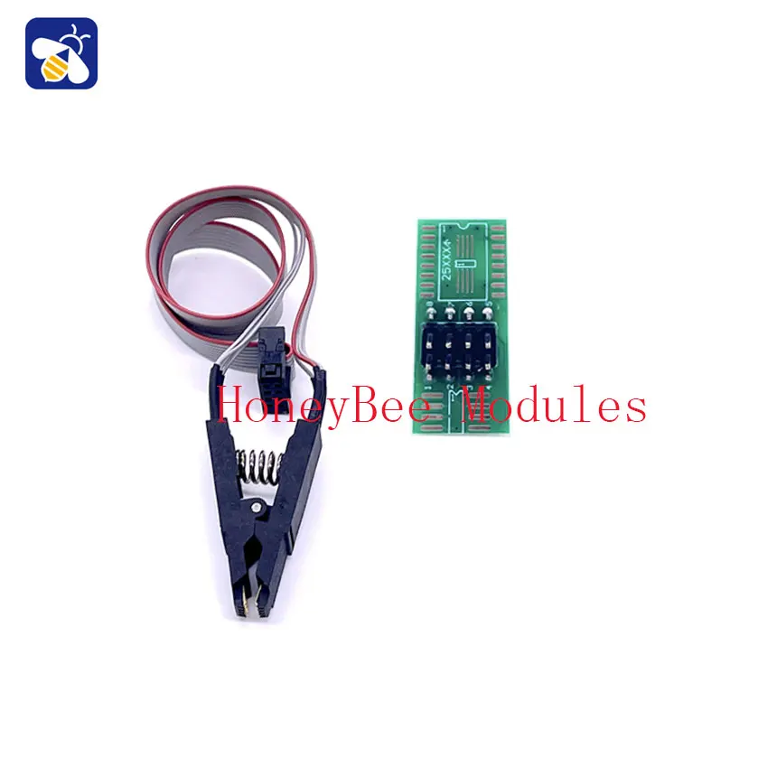 Kit Programador USB CH341A Con Clip SOP8 - Para BIOS, EEPROM Y Chips De Memoria Flash