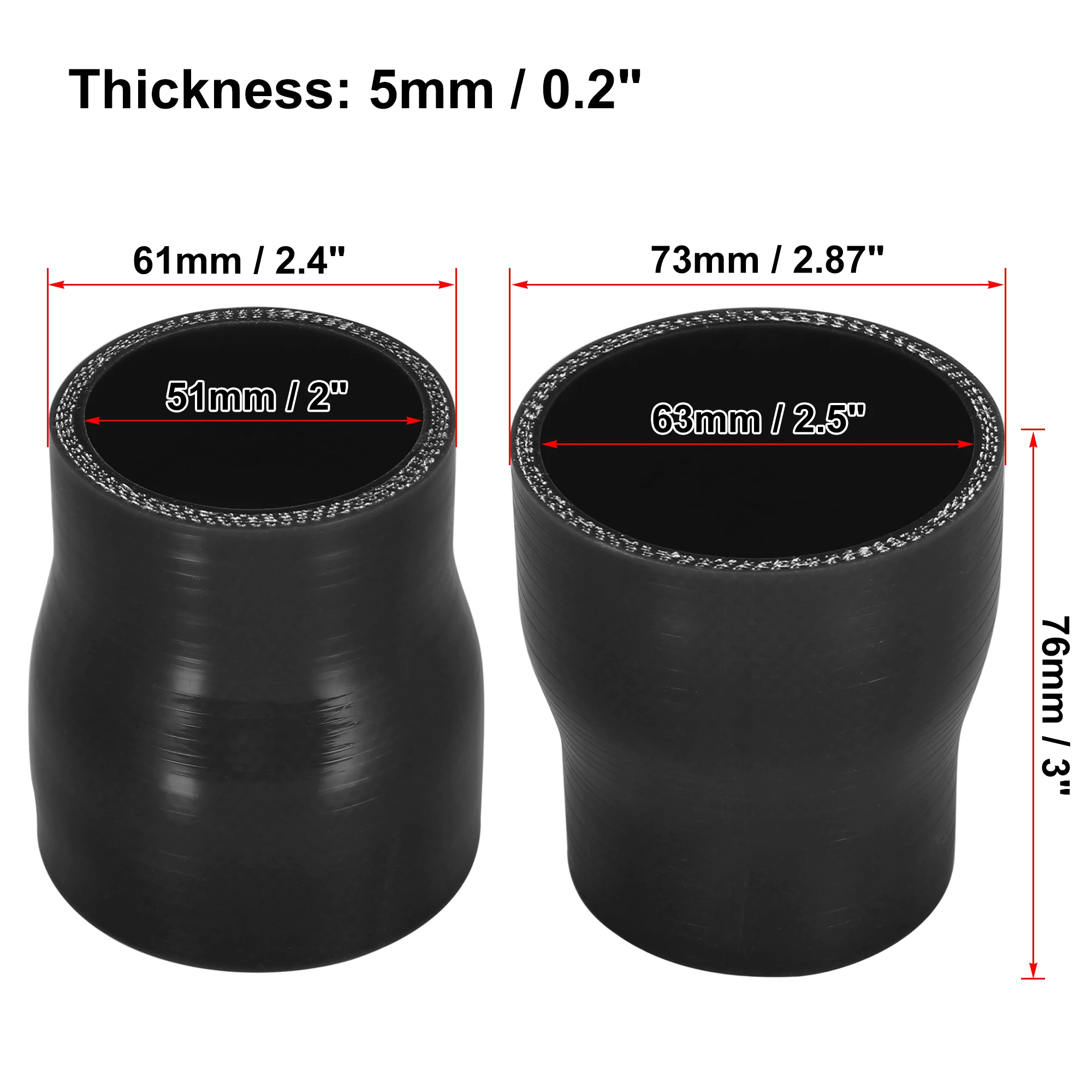 51-63mm Black
