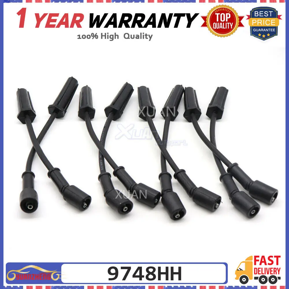 IgnitionSparkPlugWireKitSetCable9748HHForCADILLACESCALADE