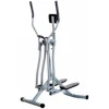 HOMCOM Upright Elliptical Cross Trainer, Air Walker with LCD Monitor for Aerobic Exercise, Grey