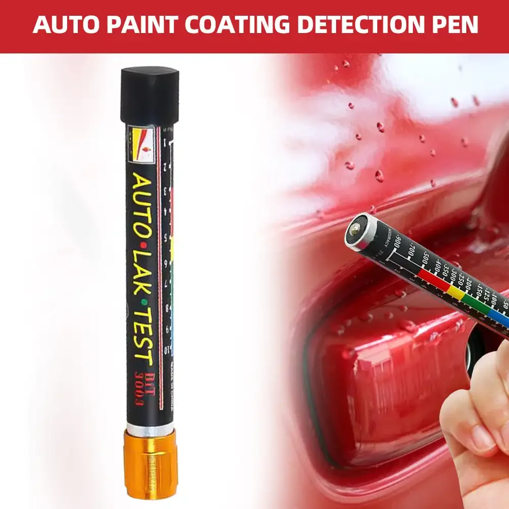 Car Paint Test Thickness Tester Meter Gauge Auto Paint Cars Crash Check Test Tester with Magnetic Tip Scale Pen