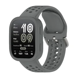 Premium Silicone Case and Band Set for Smartwatch 46mm - Durable Strap and Protective Cover Accessories (2PCs - space grey)
