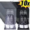 5/10pcs Shoe Storage Bag with Thickened Non-woven Fabric Strap Mouth Large Capacity Travel Waterproof Shoe Bag Moistureproof 1
