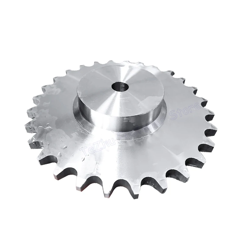 1pc 15T-30T 06B Sprocket Wheel for Roller Chain 15 16 17 18 19 20 21 22 23 24 25 26 27 28 29 30 Tooth 304 Stainless Steel Gear