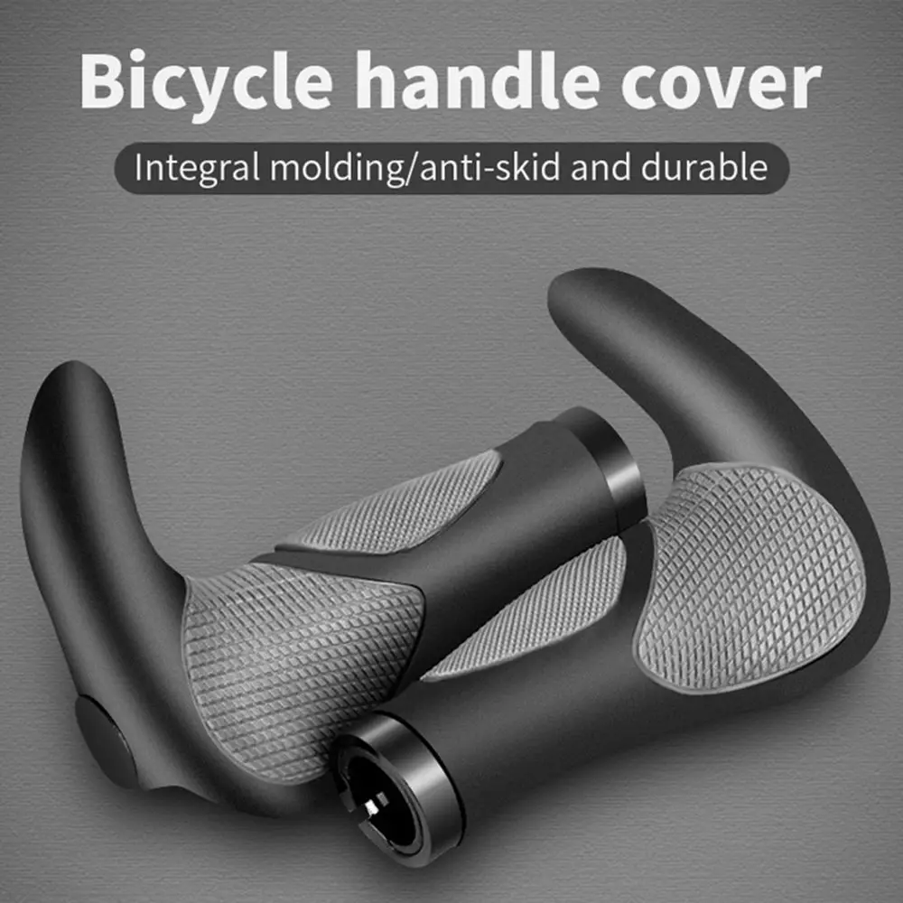 Accessories Anti-slip Bike Grips Ergonomic Deputy Handle Bar Cattle Horn Bicycle Grips Horn Handle Bar End Bicycle Handlebar