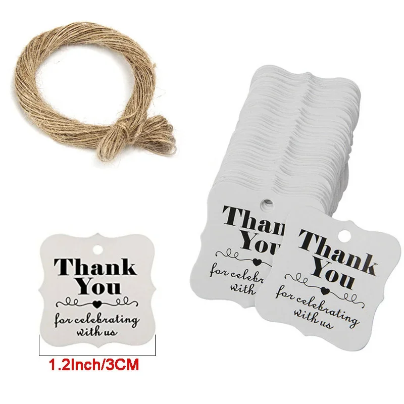 100pcs tags20m rope2
