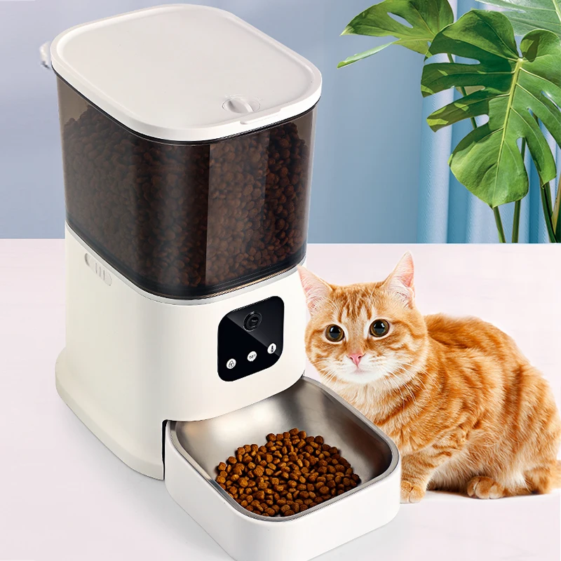 

High Quality Pet Supplier Smart Pet Feeder video Automatic Pet Feeder