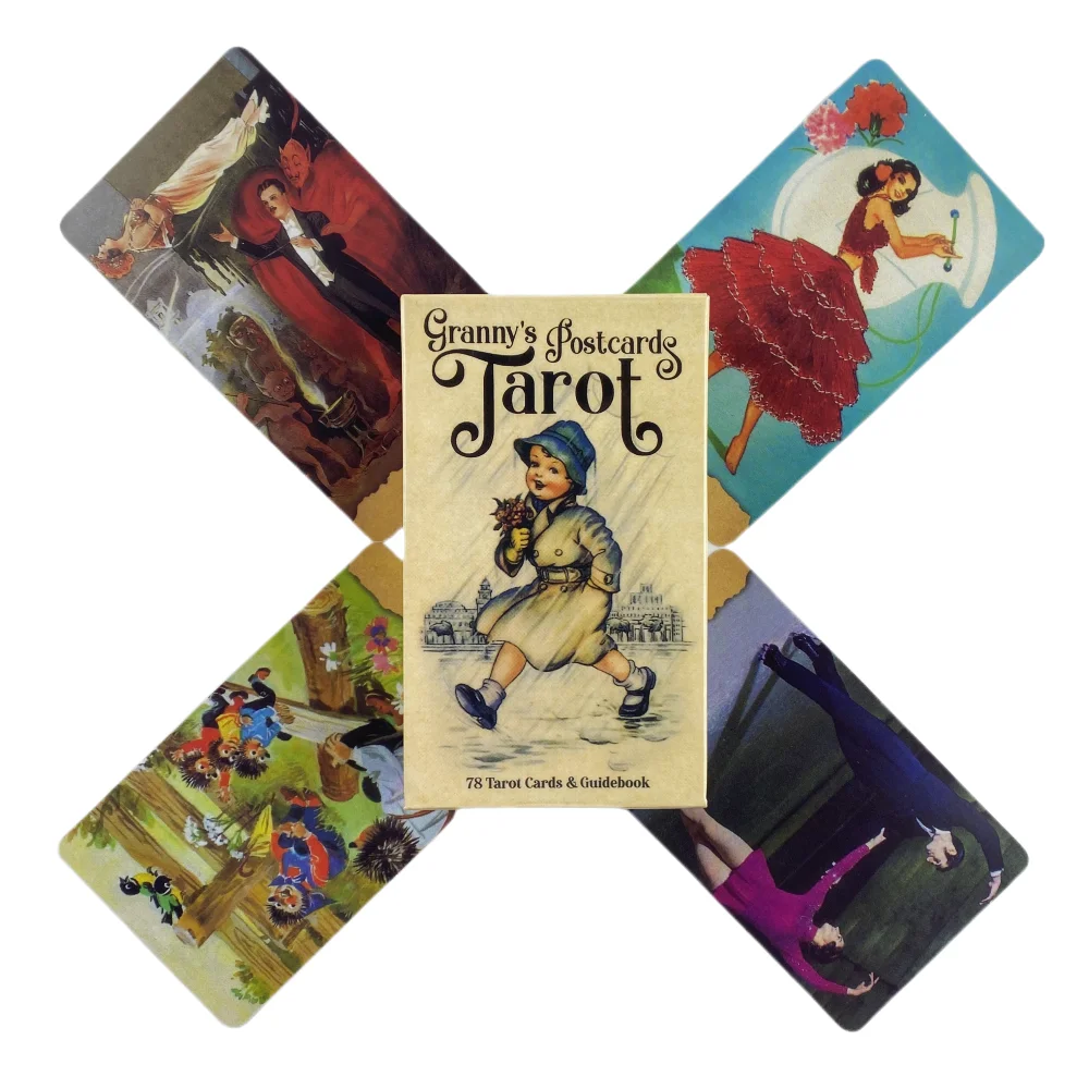 

Granny Post Cards Tarot A 78 Oracle English Visions Divination Edition Borad Playing Games