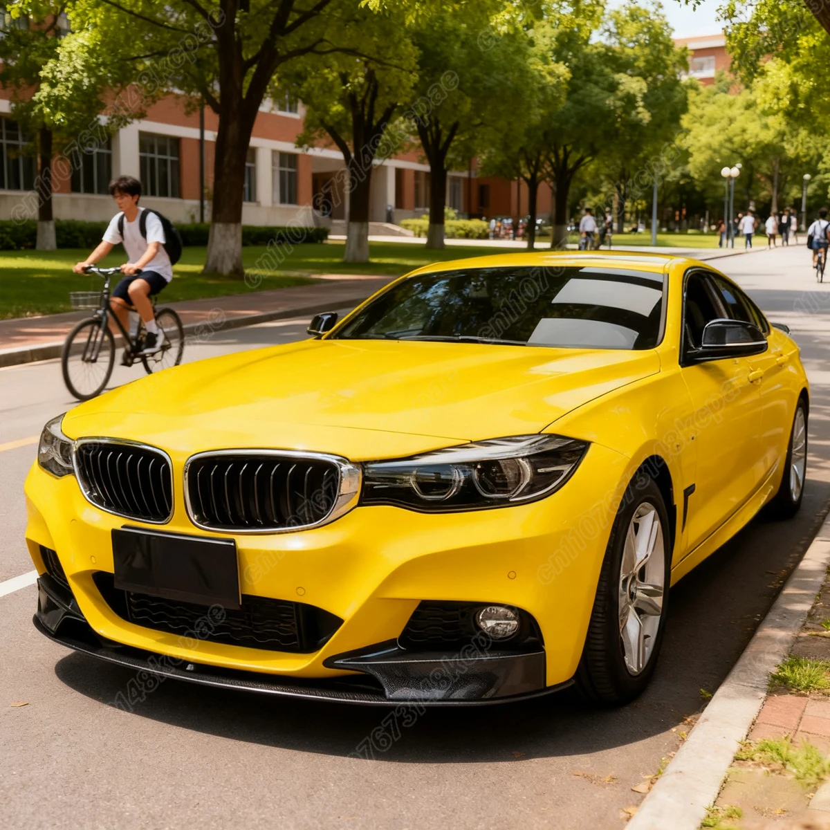 BMW 3 시리즈 GT F34 2013 2014 2015 2016 2017 2018 2019 자동차 프론트 범퍼 스포일러 보드 스플리터 립 장식 키트