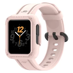 Dual-Function Soft Silicone Sport Strap and Protective Cover (Light Pink)