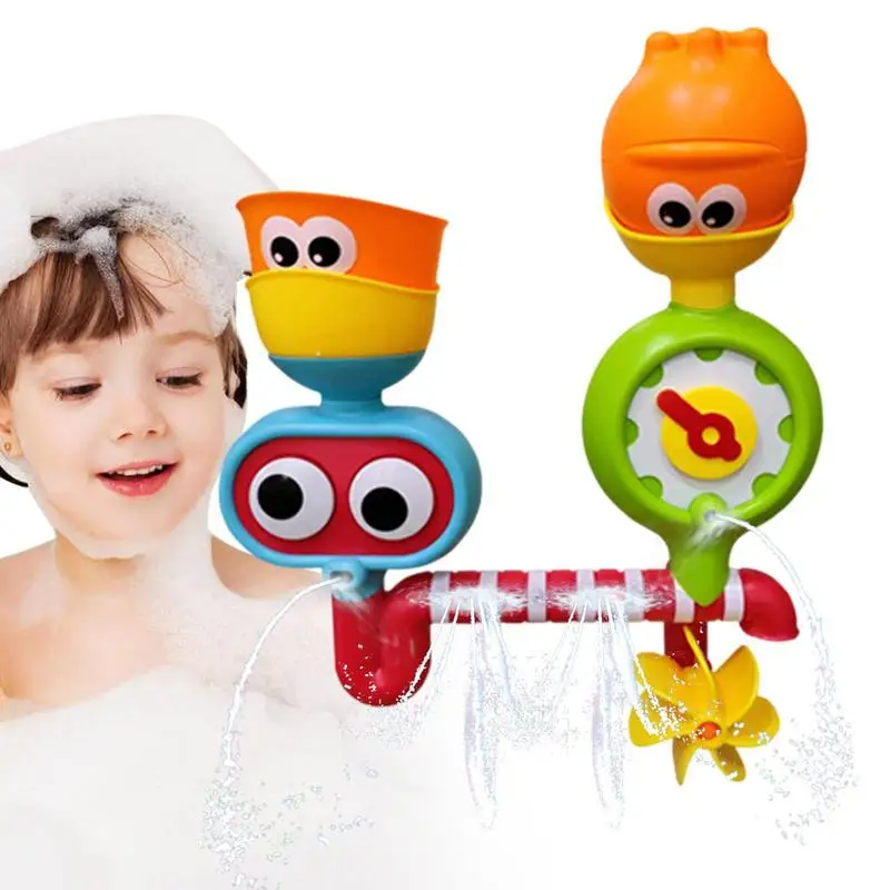 

Toddler Bath Toys Swiveling Suction Cup Sensory Pool Toys Pool Bathroom Tub Toy Interactive Bathtub Water Toys Gifts