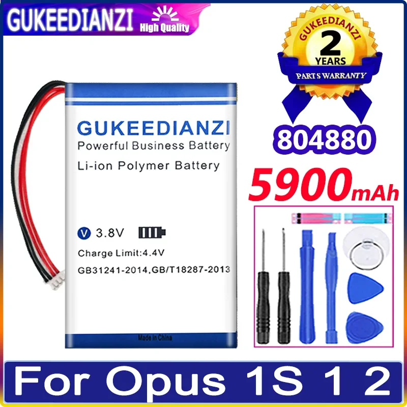 

GUKEEDIANZI Battery 804880 5900mAh For Opus1 Opus2 For Opus 1S 1 2 Bateria