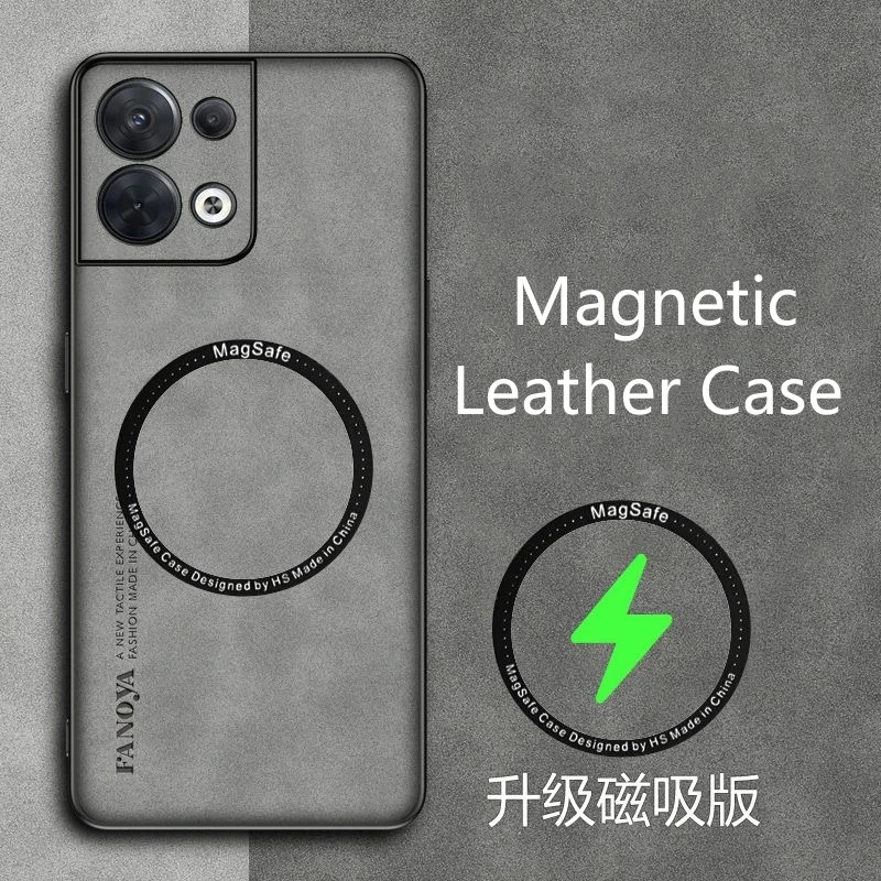 Ultra Luxury Color Blocked Magnetic Silicone Leather Phone Case