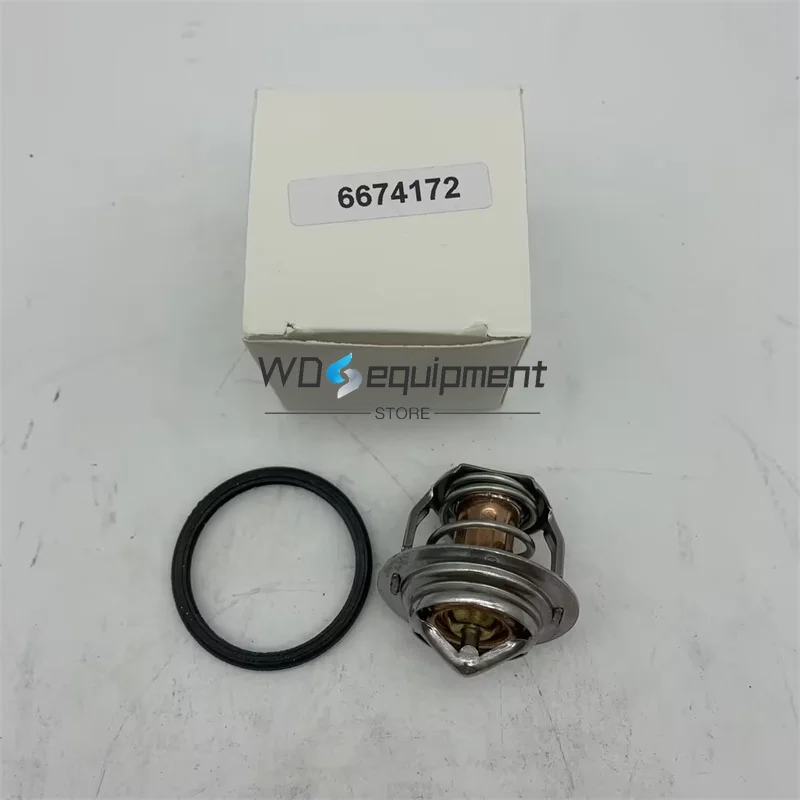 Fits Bobcat Kubota Thermostat D1402 V1505 V2003T V2203 Replacement Loader Parts 6674172 6653948 3918235