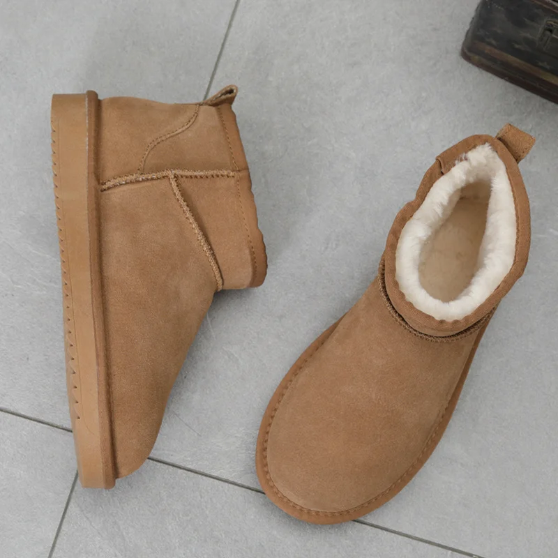 New Arrival Genuine Leather Australia Classic Women Mini Snow Boots