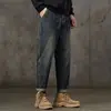 American Retro Conical Jeans Men's 2025 Autumn and Winter New Straight Loose Trendy Brand Water-washed Casual Trousers 3
