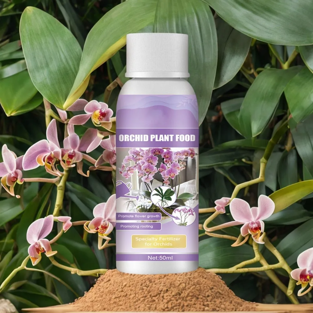 50ML Professional Orchid Fertilizer Plant Growth Nutrients Liquid Orchid Nourishing Nutrient Solution Gardening Supplies