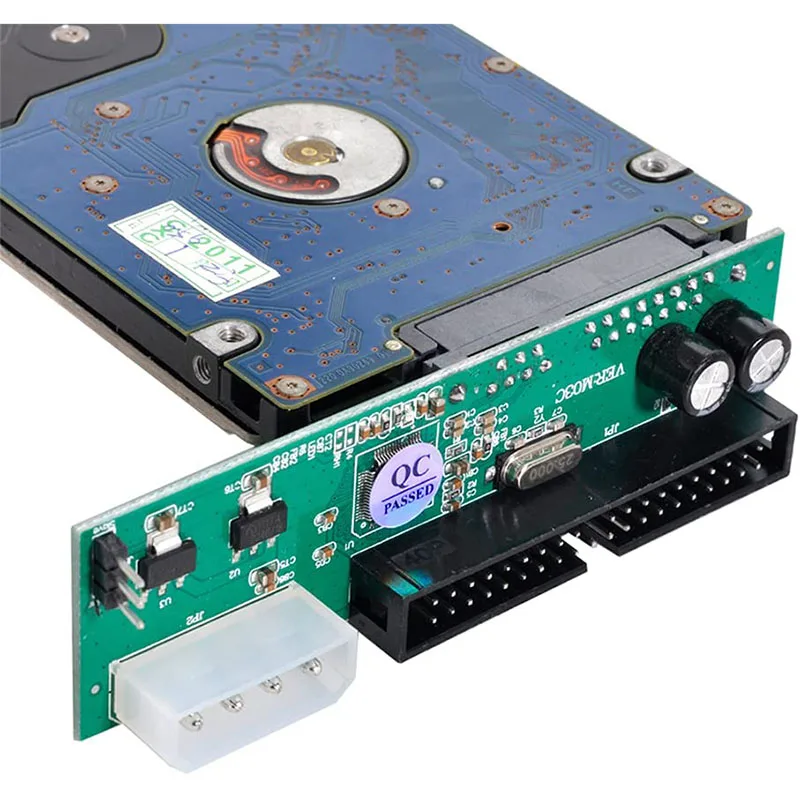 Sata to IDE Adapter Converter 2.5 Sata Female to 3.5 inch IDE Male 40 pin port  1.5Gbs Support  ATA 133 100 HDD CD DVD Serial — view 3