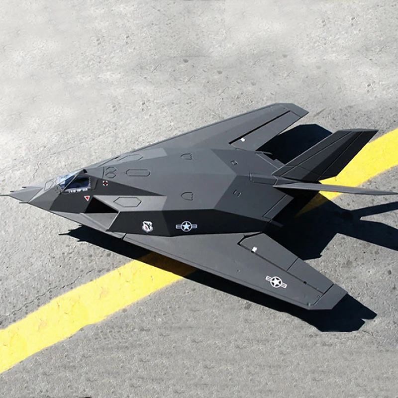 Lanxiang/LX/Sky Flight Hobby F117 64mm Nighthawk RTF RC Model Airplane 4