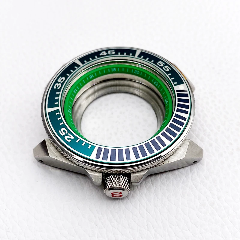 Custodia Nh35 Custodia Argento Seiko King Samurai Per Nh34 Nh35 Nh36 7 S26 Custodia Posteriore Trasparente In Cristallo Zaffiro Con Movimento Automati