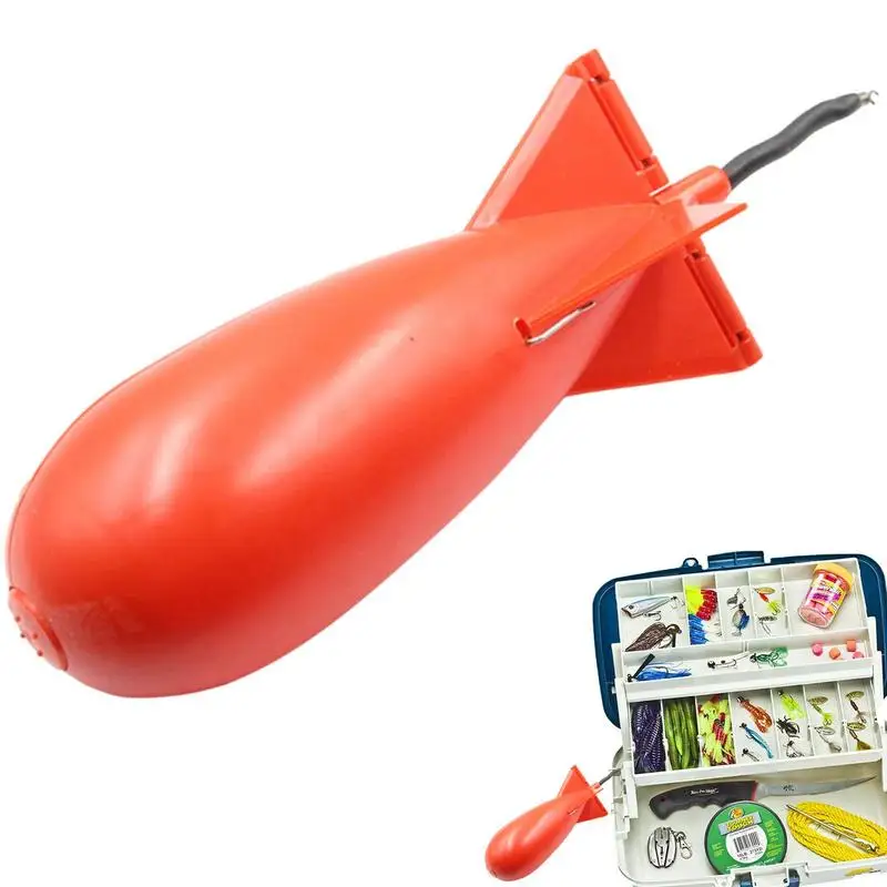 

Carp Fishing Tackle Rocket Shape Spod Fishing Feeders Fishing Bait Fishing Lure Fishing Bait Cage Float Thrower For Swimbait
