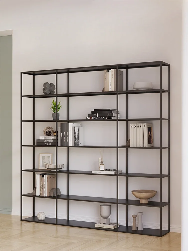 

Customized living room floor-to-ceiling partition display shelf Office book file shelf Reading room multi-storey book storage