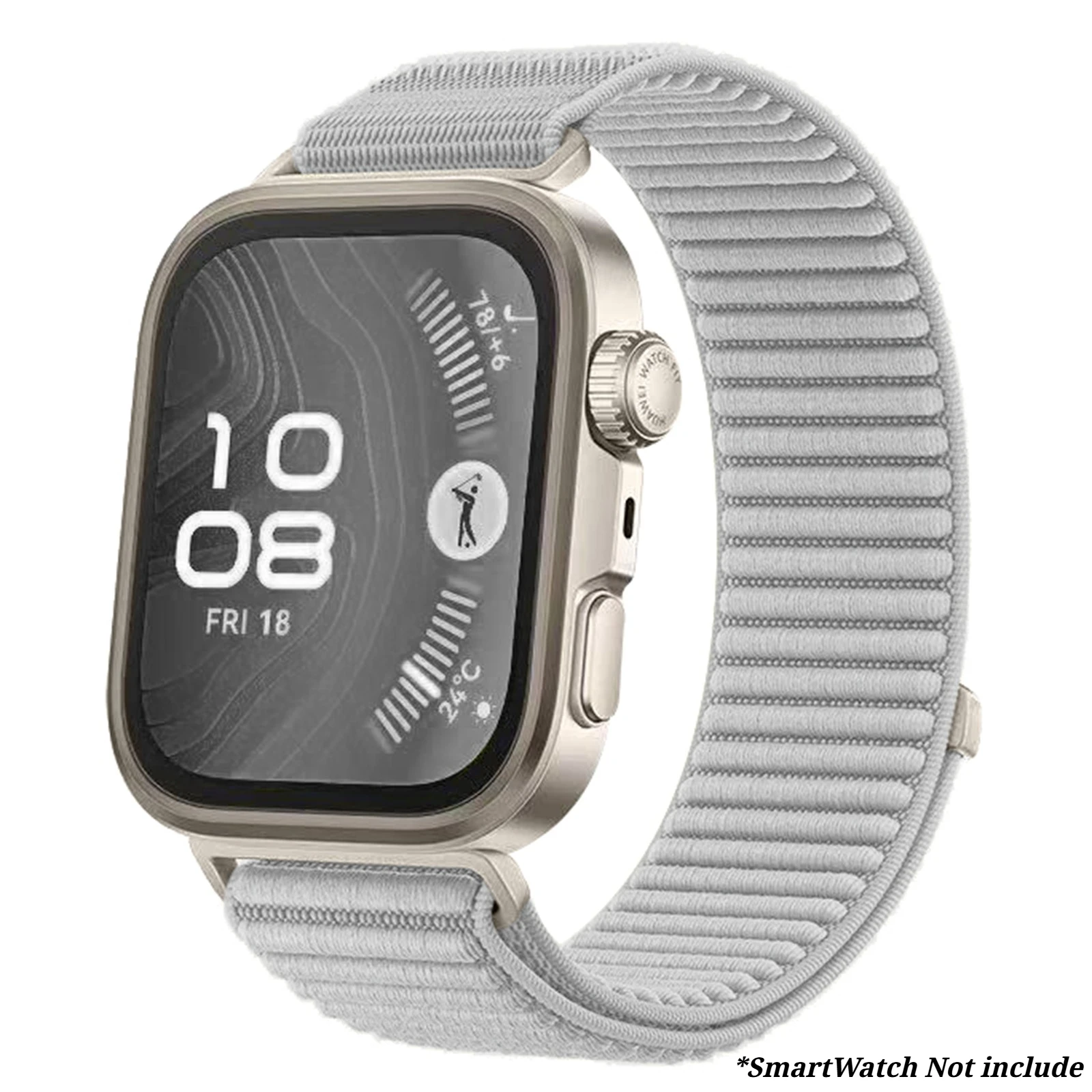 Field Nylon Loop Strap - Woven Sports Smartwatch Wristband Bracelet