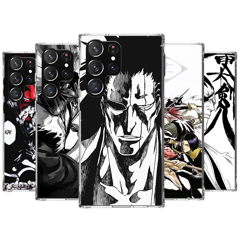 Чехол для телефона отбеливатель Zaraki Kenpachi для Samsung Galaxy S24 S23 S22 Ultra S21 S20 Fe S10 Plus S10E S9 S8 + чехол