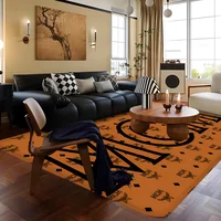 Fashion M-MCM Logo Floor Mat Rectangle Anti-slip Home Soft Badmat Front Door Indoor Outdoor Mat Hotel Decor Mat 2