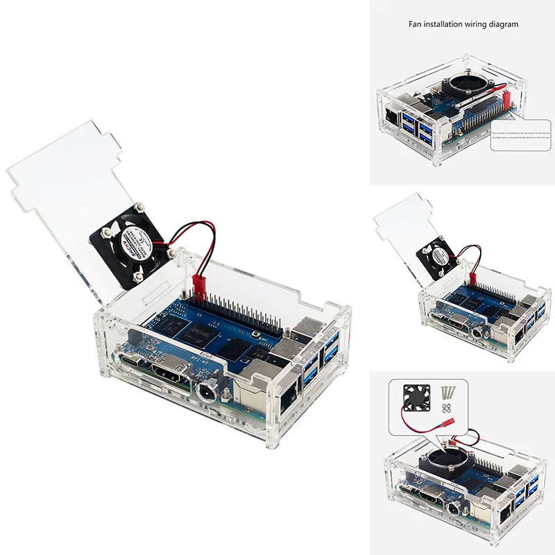 ٳ  M5 S905X3  ھ Cortex-A55 4GB RAM 16GB EMMC ⰡƮ BPI M5   + ũ ̽