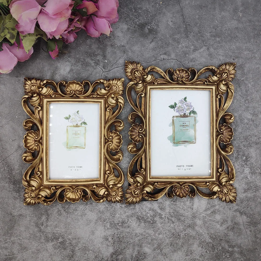 

6/7 Inch Creative Resin Photo Frame Living Room Ornaments Party Birthday Gift