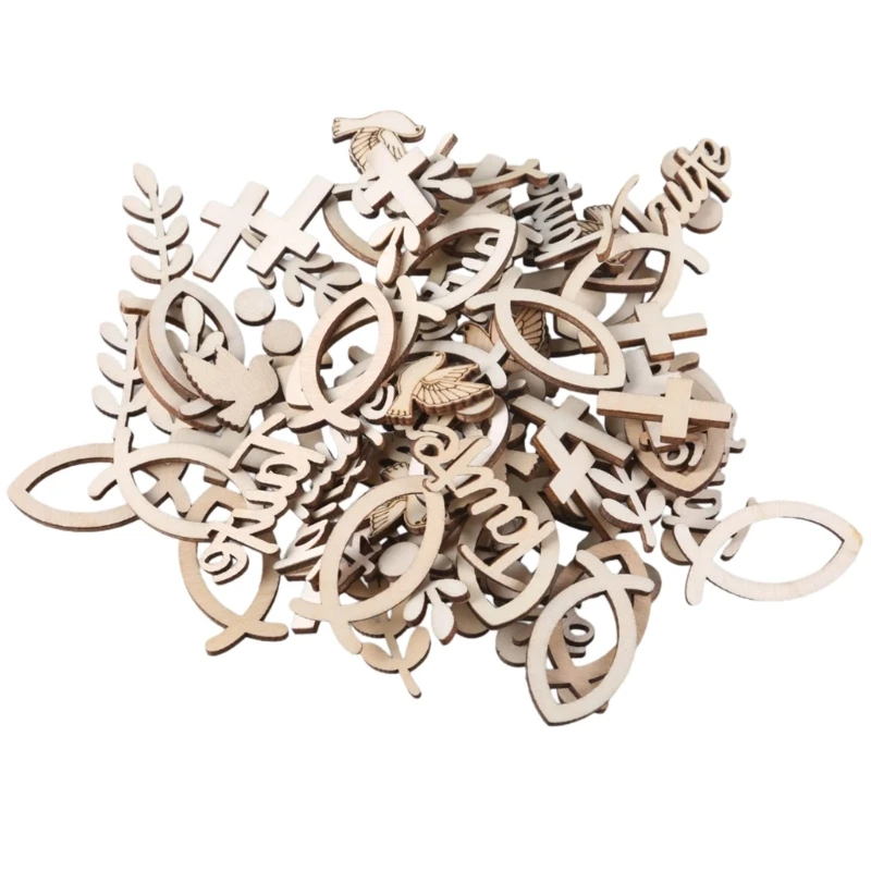 

100Pcs Fish Crosses Confettis Scatter Decorations Baby Shower Table Ornament