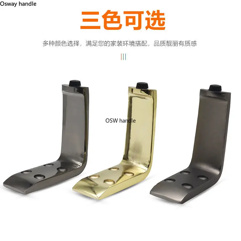4pcs Metal Furniture Legs Aluminum Alloy Cabinet Foot Height 12cm Thickening Support Feet Bed Dresser Coffee Table Sofa Legs