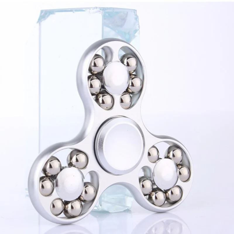 

Metal Finger Rotator Fingertip Spinner Triangle Hand Spinner R188 Bearing Rotation Autism Relieves Anxiety Stress Relief Toy