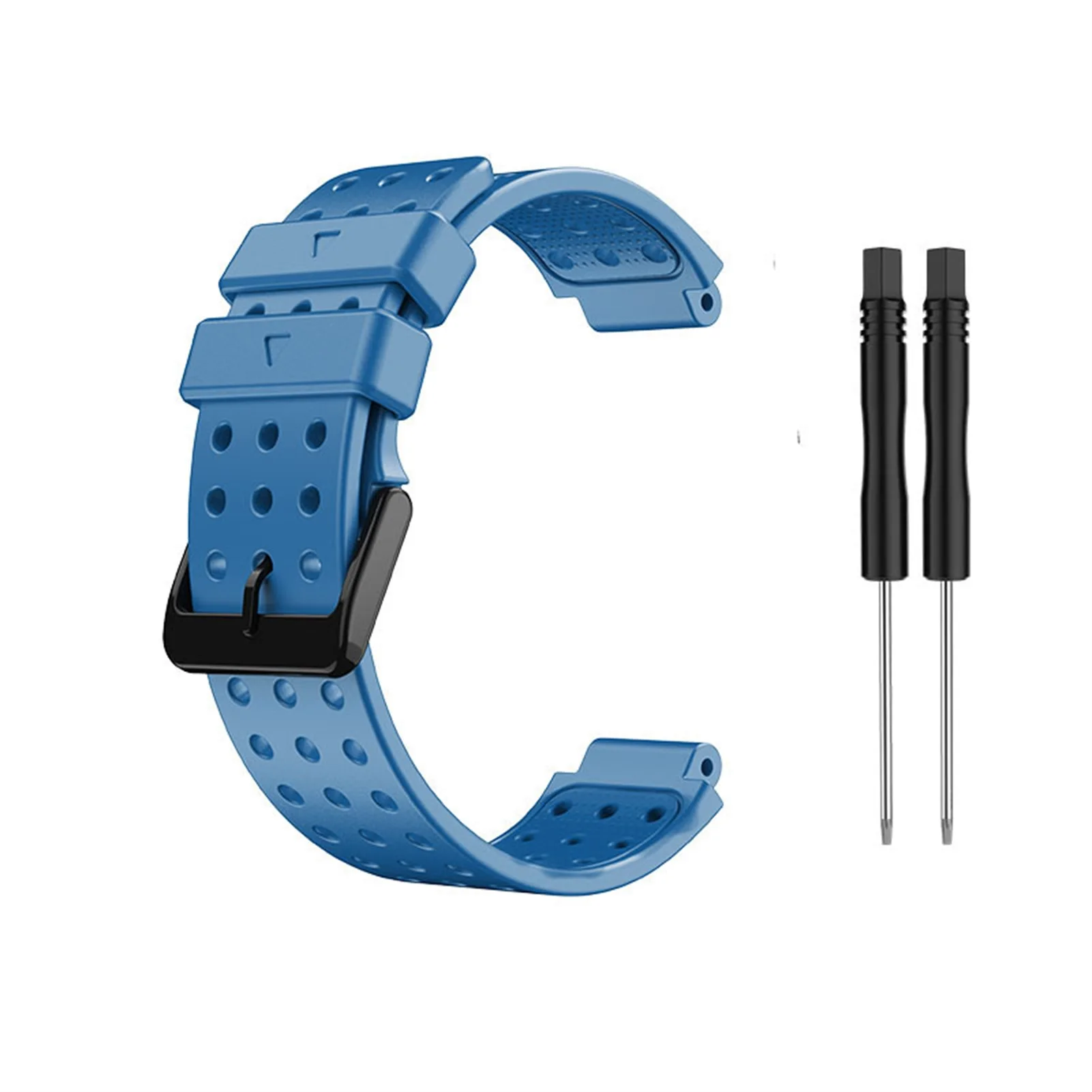 Premium Silicone Watch Band with Tool - Wear Resistant Replacement Strap