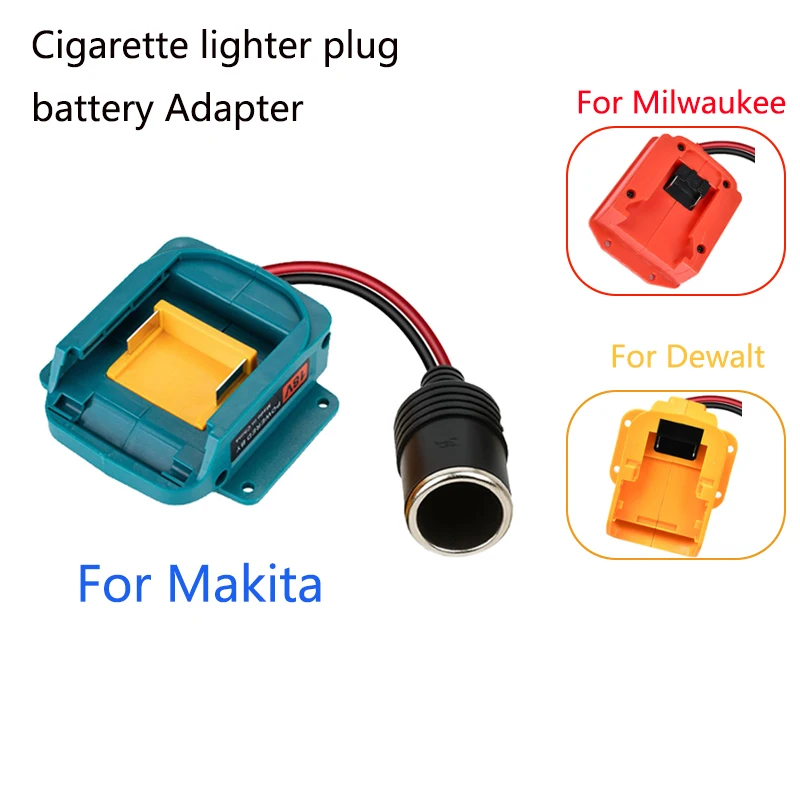 dewalt battery to cigarette lighter Cigarette Lighter Dewalt Battery Converter 18V To 12V Step Down Power Cigarette  Lighter Interface Adapter For